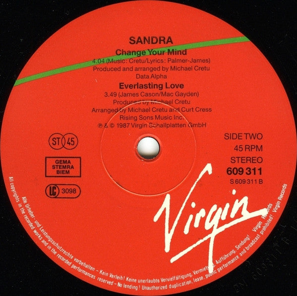 Sandra - Everlasting Love