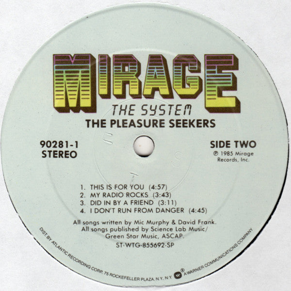 The System - The Pleasure Seekers