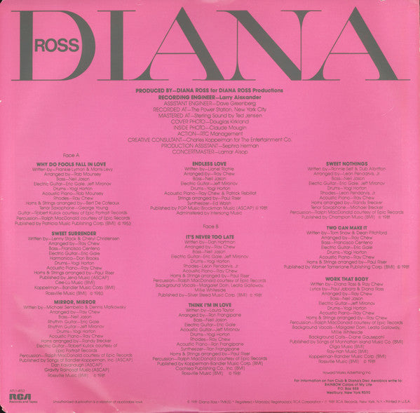 Diana Ross - Why Do Fools Fall In Love