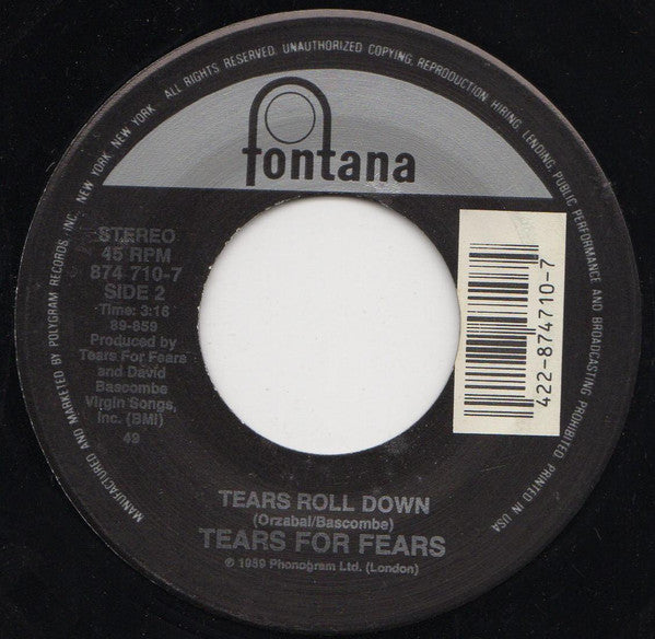 Tears For Fears - Sowing The Seeds Of Love