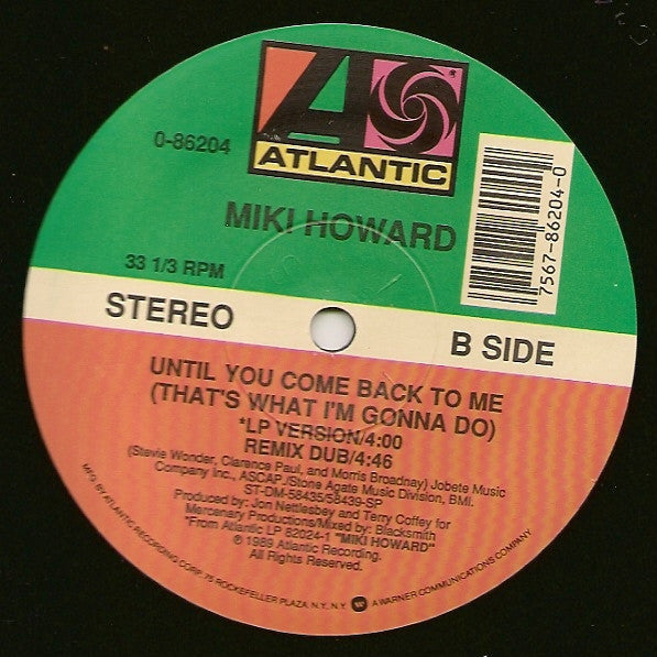Miki Howard - Until You Come Back To Me (That's What I'm Gonna Do)