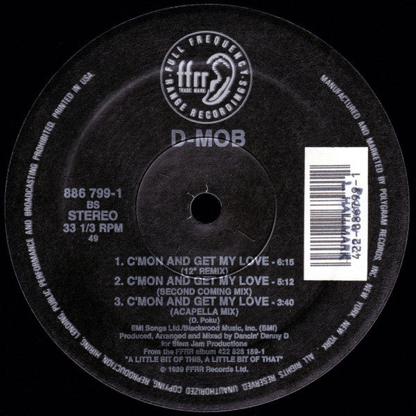 D Mob - C'mon And Get My Love