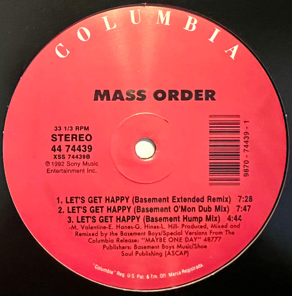 Mass Order - Let's Get Happy