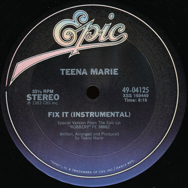 Teena Marie - Fix It