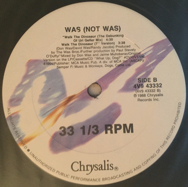 Was (Not Was) - Walk The Dinosaur