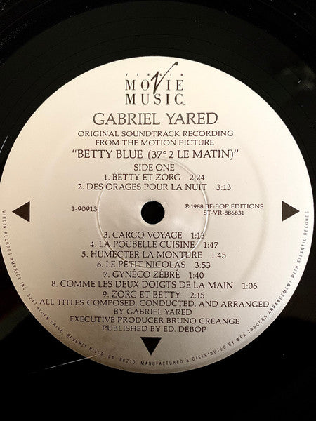 Gabriel Yared - Betty Blue (37°2 Le Matin) (Original Motion Picture Soundtrack)