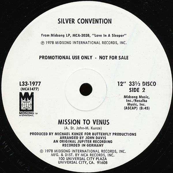 Silver Convention - Spend The Night With Me
