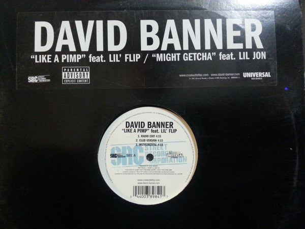 David Banner - Like A Pimp / Might Getcha