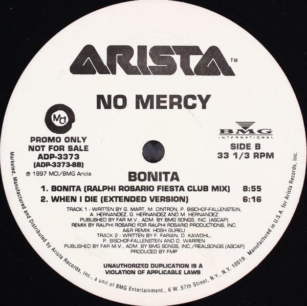 No Mercy - Bonita