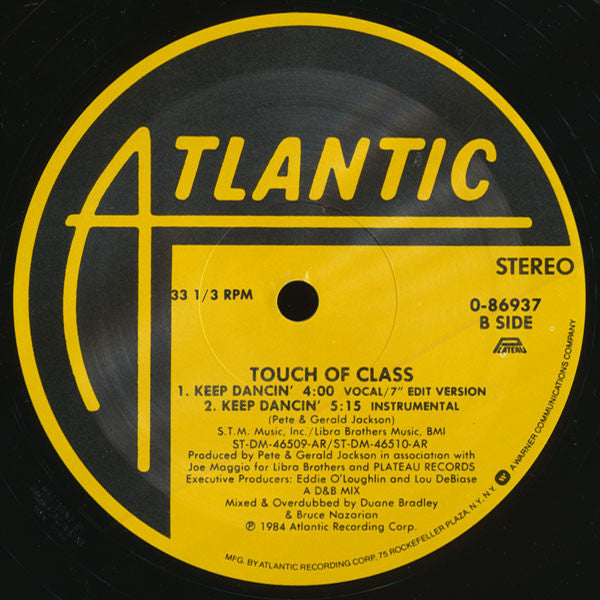 Touch Of Class - Keep Dancin'