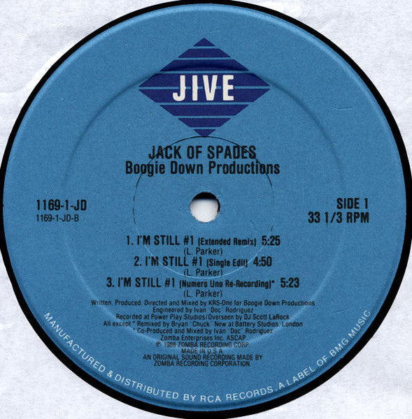Boogie Down Productions - Jack Of Spades / I'm Still #1