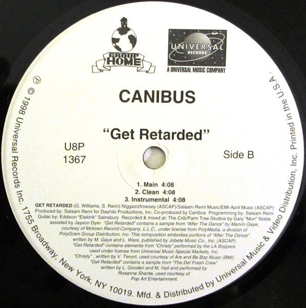 Canibus - I Honor U / Get Retarded