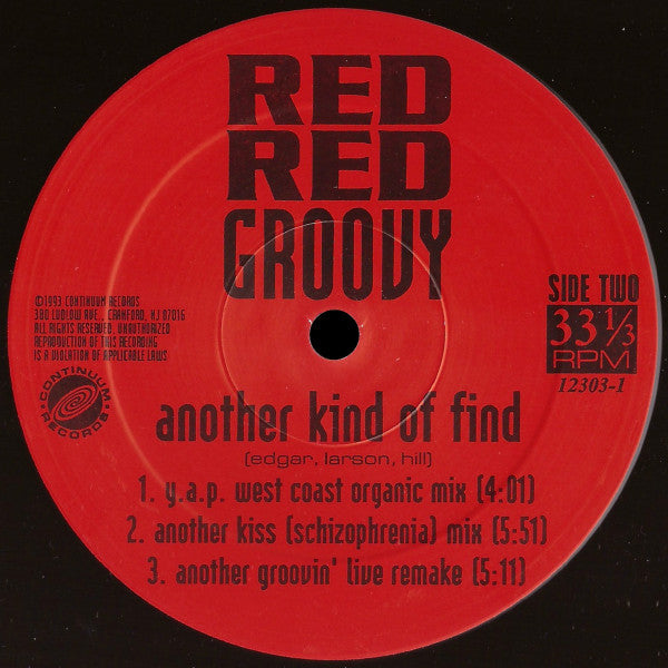 Red Red Groovy - Another Kind Of Find