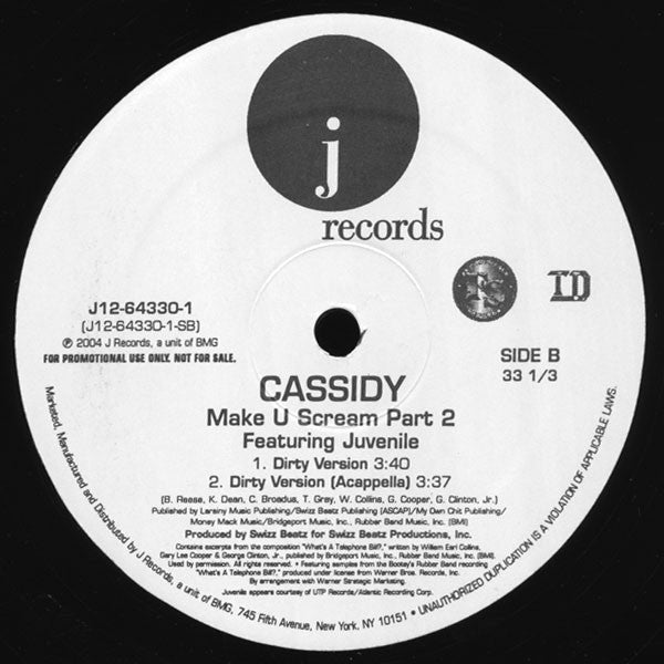 Cassidy (3) - Make U Scream Part 2