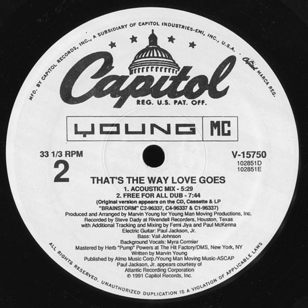 Young MC - That's The Way Love Goes