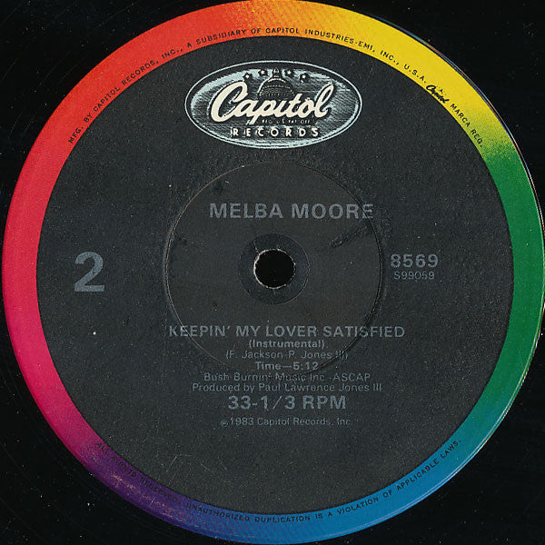 Melba Moore - Keepin' My Lover Satisfied