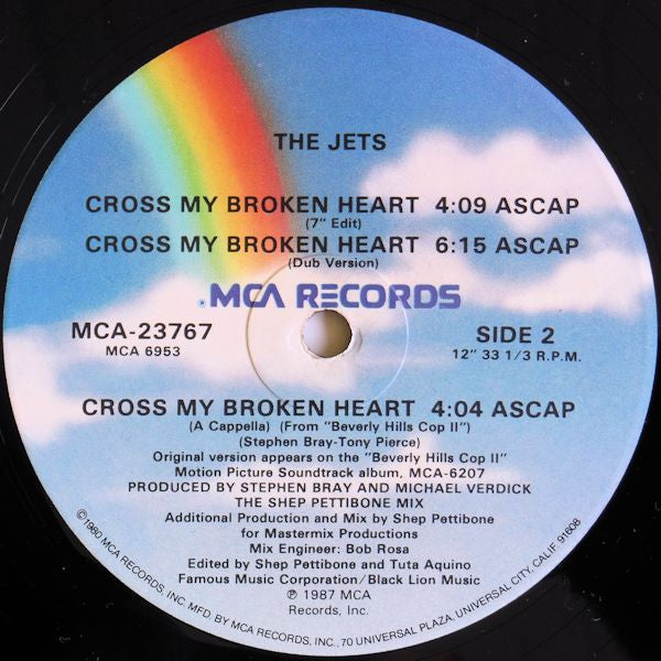 The Jets - Cross My Broken Heart