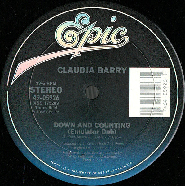 Claudja Barry - Down And Counting