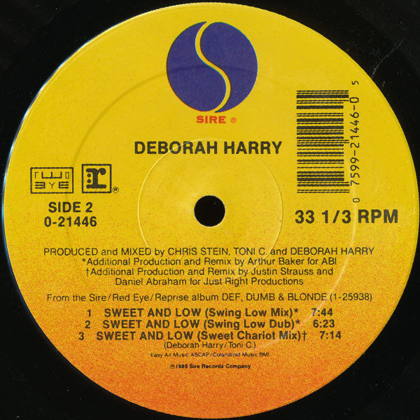 Deborah Harry - Sweet And Low