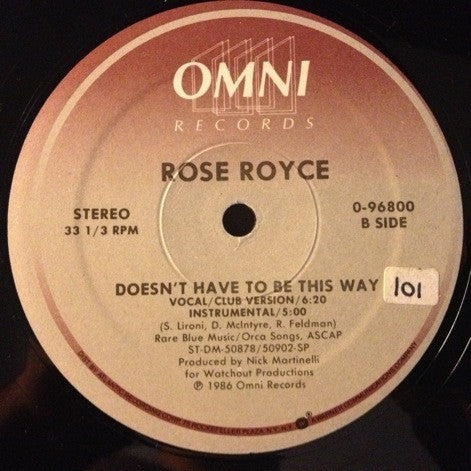 Rose Royce - Doesn't Have To Be This Way