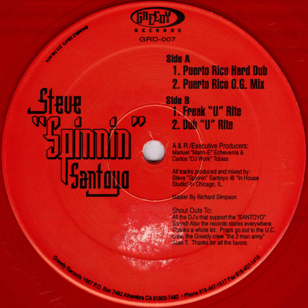 Steve Santoyo - Puerto Rico / Freak "U" Rite