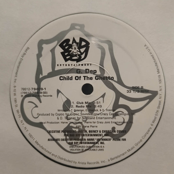 G-Dep - Special Delivery / Child Of The Ghetto