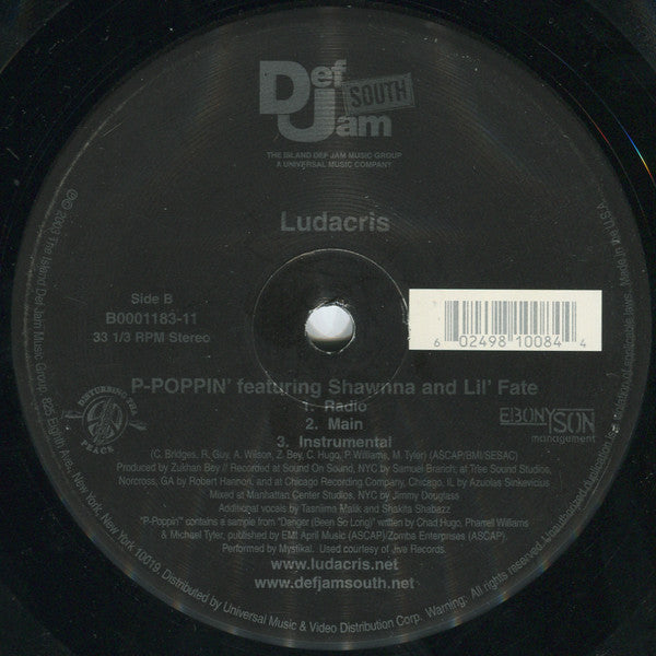 Ludacris - Stand Up / P-Poppin'