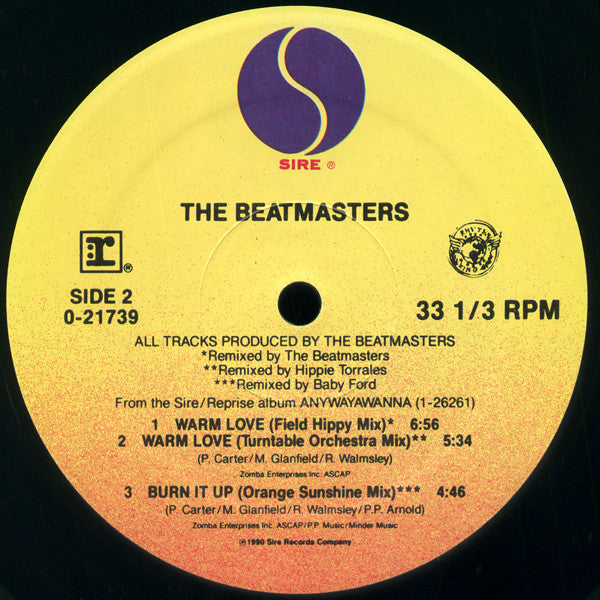 The Beatmasters - Warm Love
