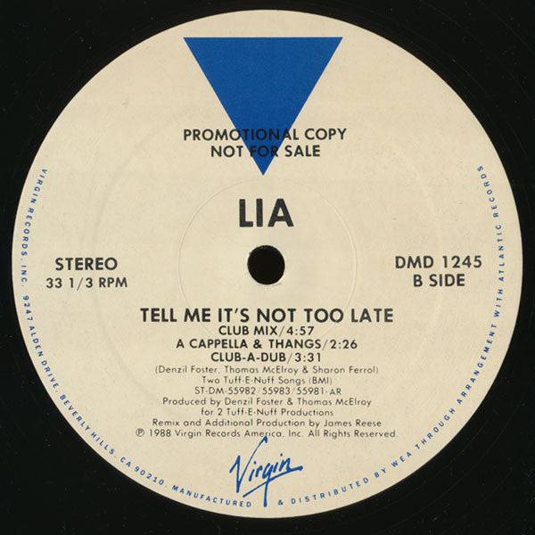 Lia Grant - Tell Me It's Not Too Late
