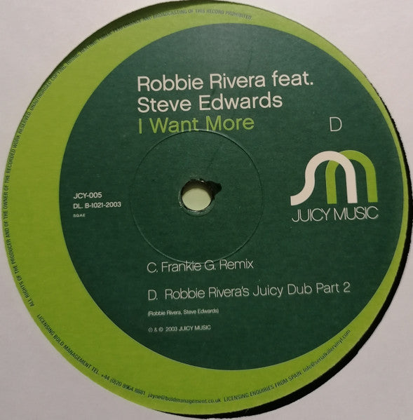 Robbie Rivera - I Want More