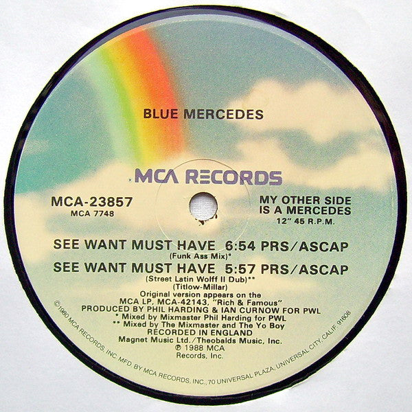 Blue Mercedes - See Want Must Have