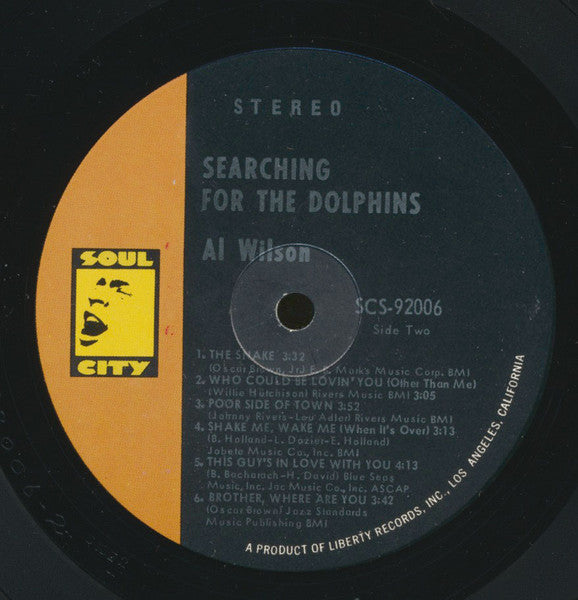 Al Wilson - Searching For The Dolphins