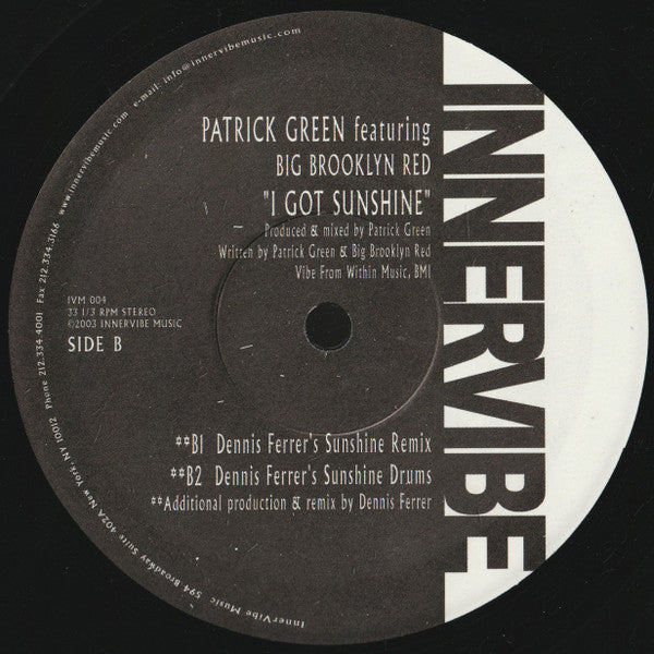 Patrick Green - I Got Sunshine
