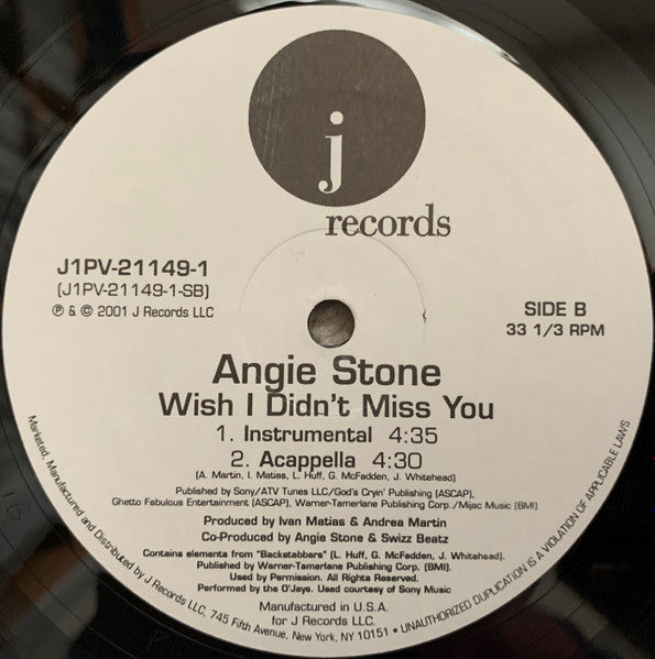 Angie Stone - Wish I Didn't Miss You