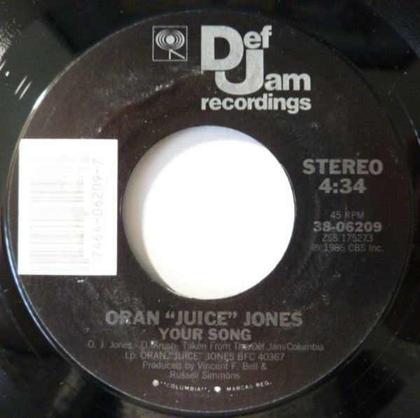 Oran 'Juice' Jones - The Rain / Your Song