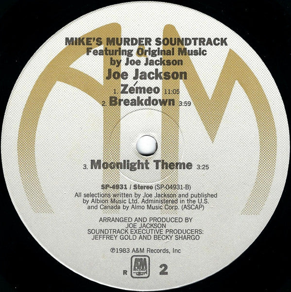 Joe Jackson - Mike's Murder (The Motion Picture Soundtrack)