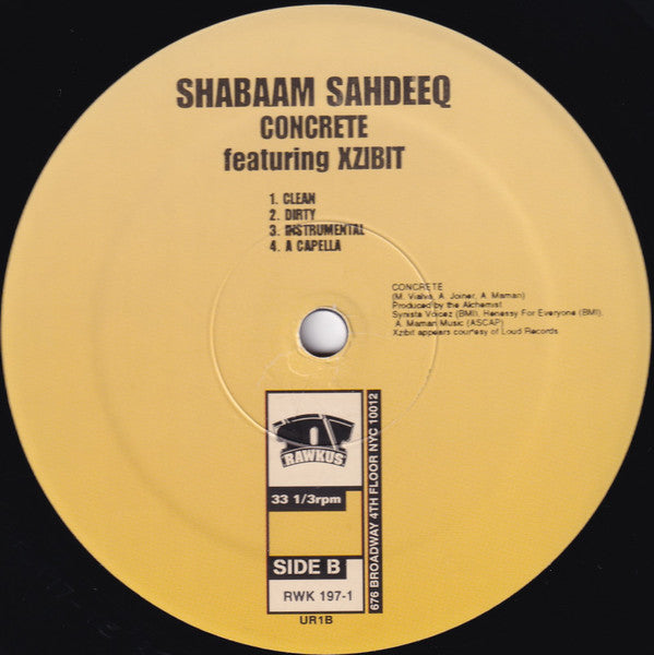Shabaam Sahdeeq - Are You Ready / Concrete