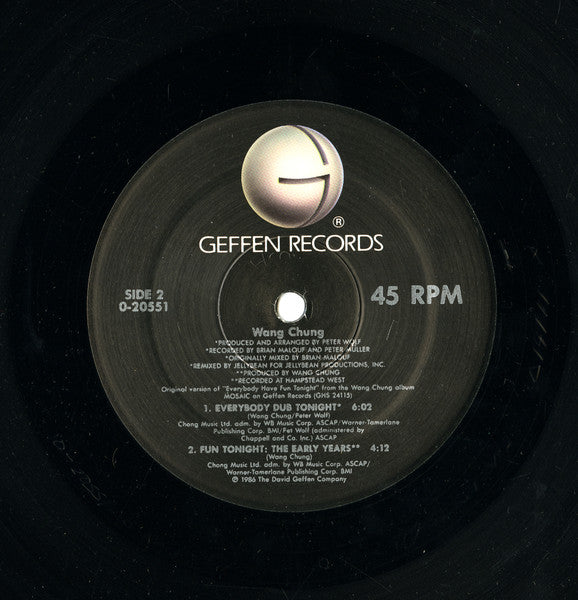 Wang Chung - Everybody Have Fun Tonight