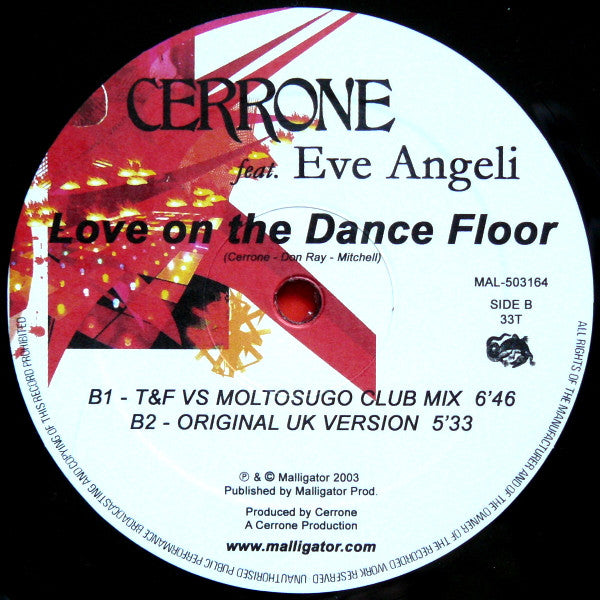 Cerrone - Love On The Dancefloor