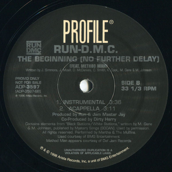 Run-DMC - The Beginning (No Further Delay)