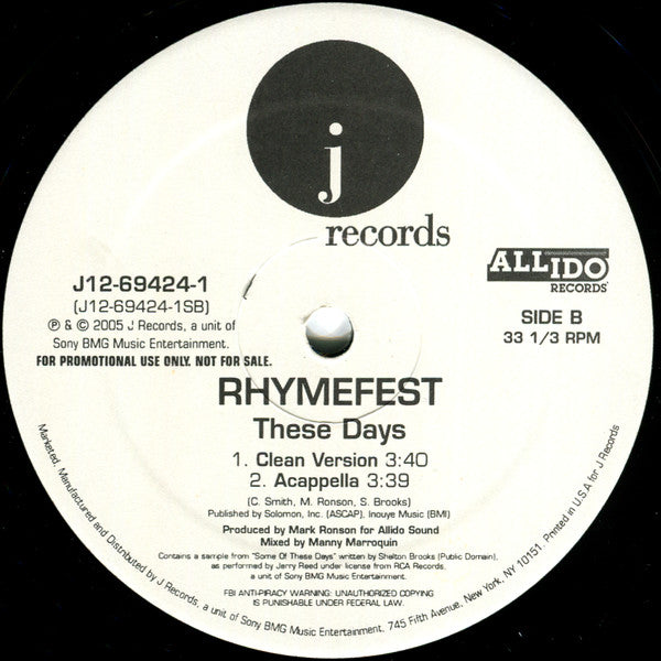 Rhymefest - These Days