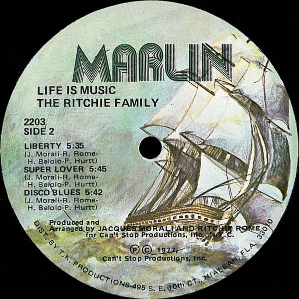 The Ritchie Family - Life Is Music