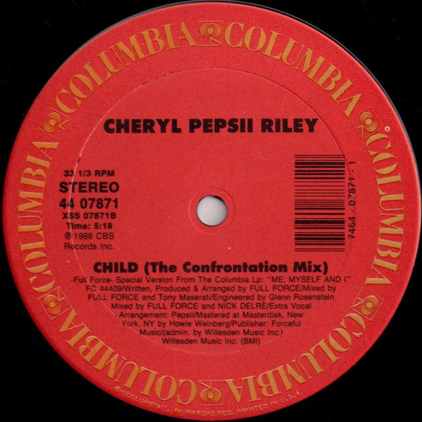 Cheryl Pepsii Riley - Thanks For My Child