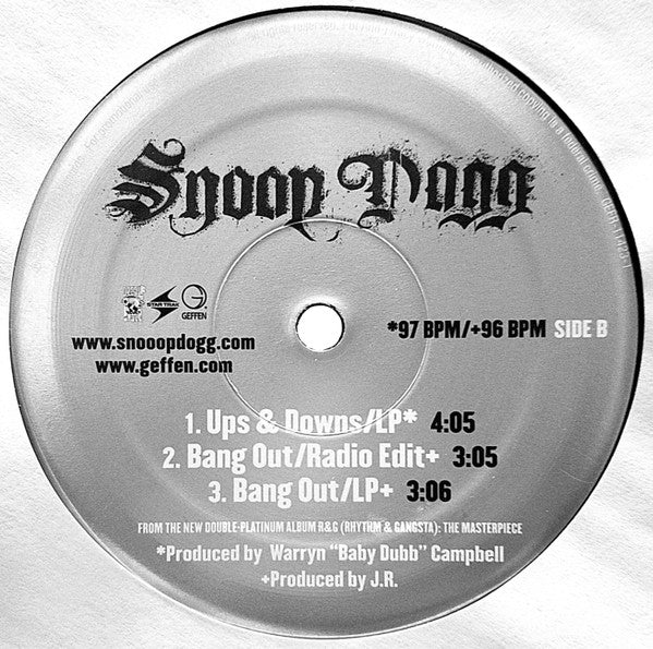Snoop Dogg - Ups & Downs / Bang Out