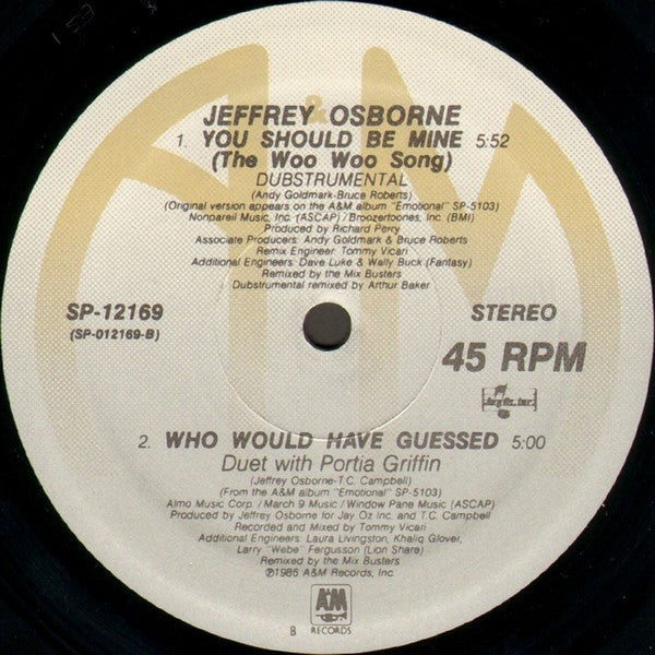 Jeffrey Osborne - You Should Be Mine (The Woo Woo Song)