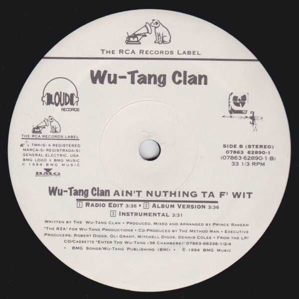 Can It Be All So Simple / Wu-Tang Clan Ain't Nuthing Ta F' Wit