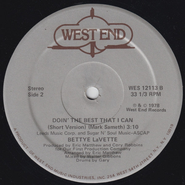 Bettye LaVette - Doin' The Best That I Can