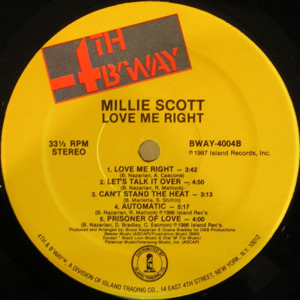 Millie Scott - Love Me Right