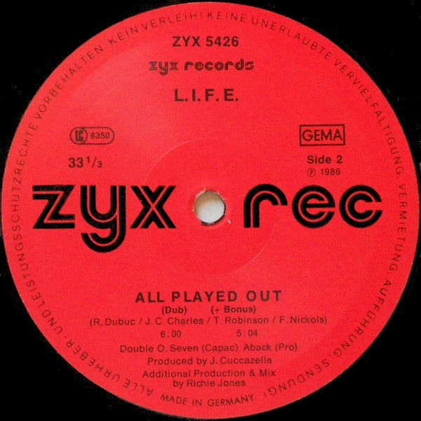 L.I.F.E. - All Played Out