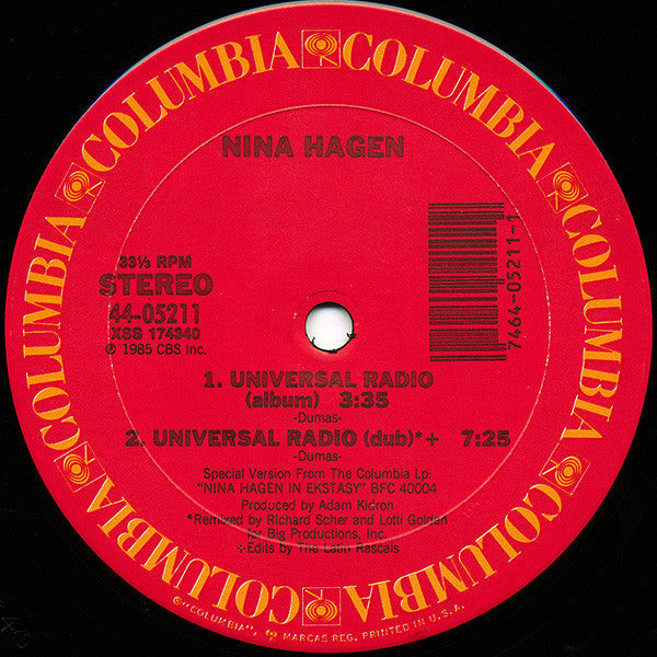 Nina Hagen - Universal Radio